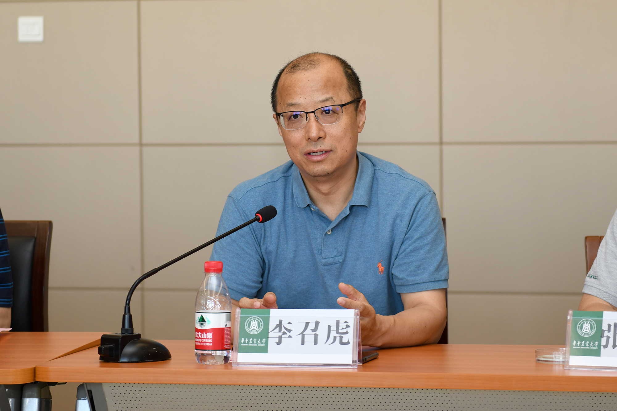 李召虎校长讲话(记者 刘涛 摄) 李召虎校长讲话(记者 刘涛 摄)